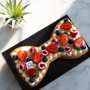 Nœud Papillon façon fraisier