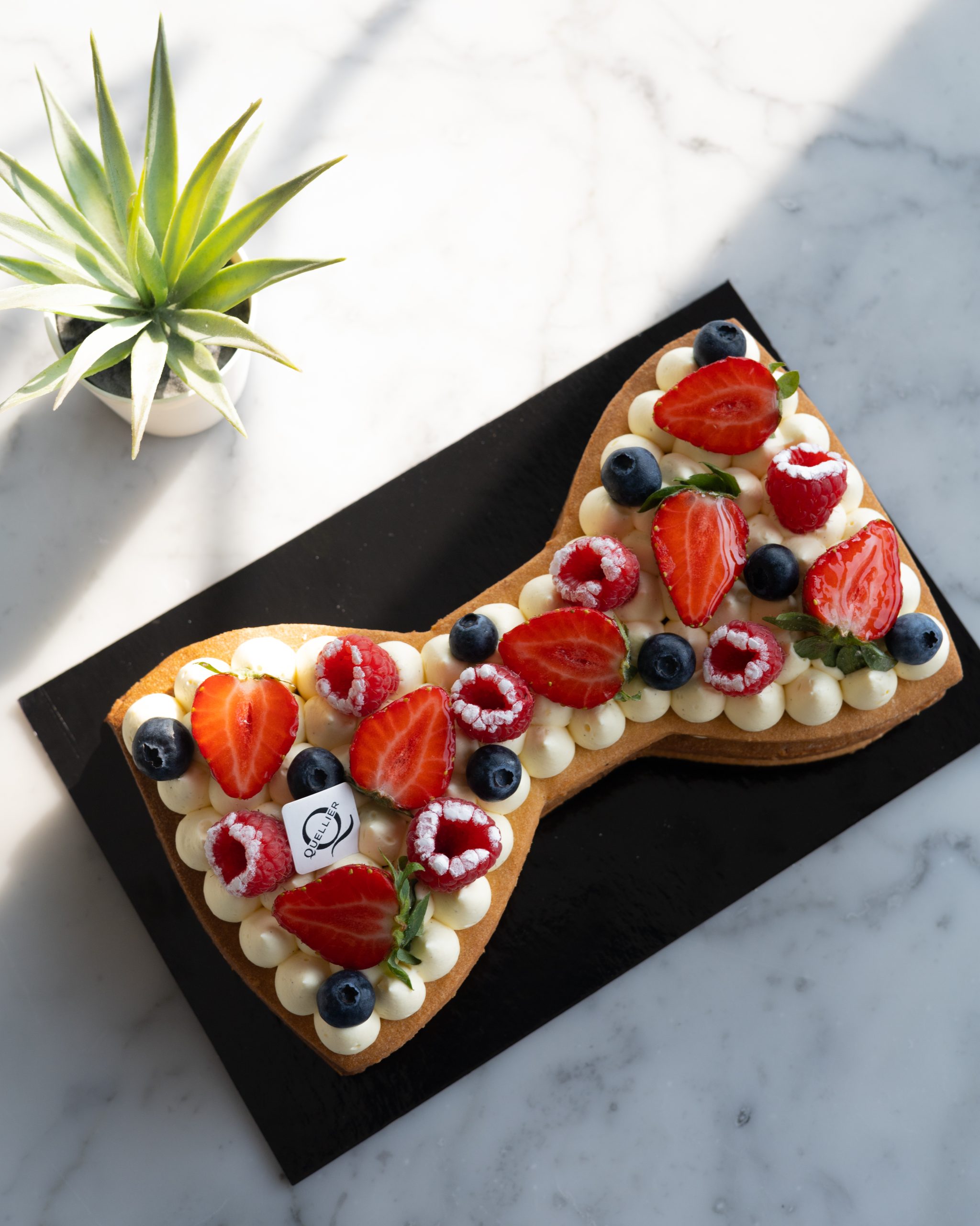 Nœud Papillon façon fraisier